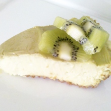 Avocado Lime Cheesecake with Almond Crust using a High Performance Blender