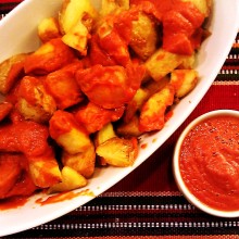 Patatas Bravas (crispy potatoes with salsa brava *spicy*)