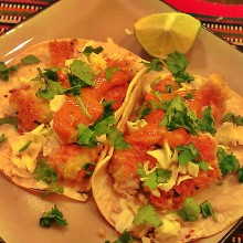 Crispy Mahi-Mahi Fish Tacos with Chili Lime Aioli Sauce