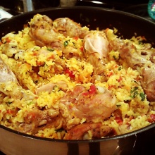 Arroz con Pollo (Spanish style Chicken and Rice)